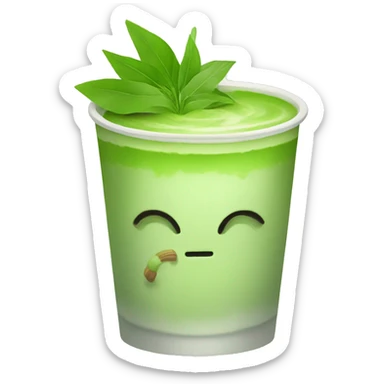 Matcha drink sticker
