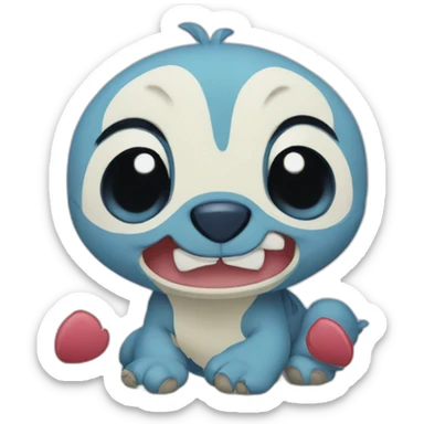 Stitch kawaï sticker