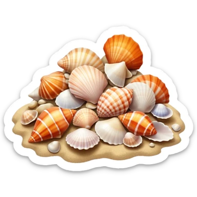 seashells sticker