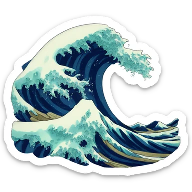 tsunami sticker