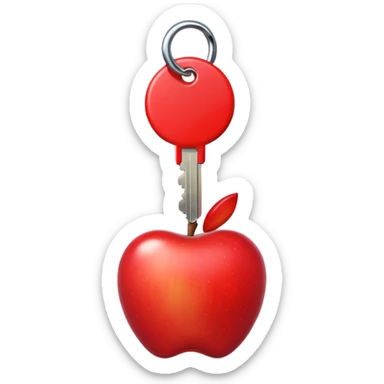 apple key sticker