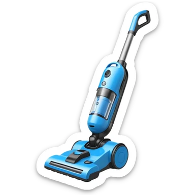 blue cordless vacuum sticker