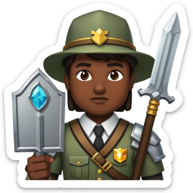 warden minecraft sticker