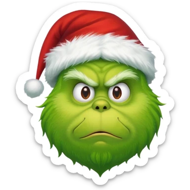 the grinch sticker