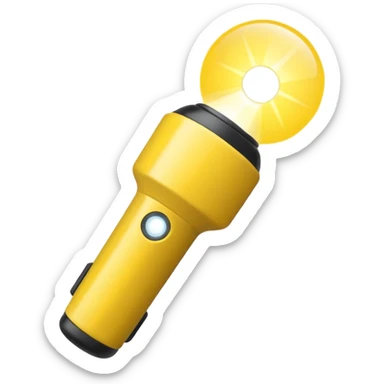 flashlight beam emoji sticker