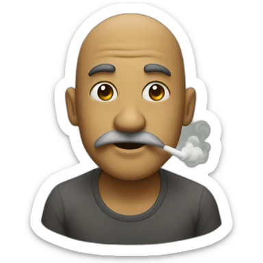 Gars qui fume sticker