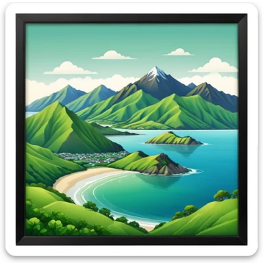 Country of New Zealand sticker