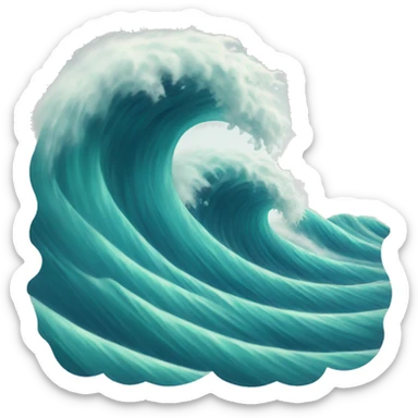 waves sticker