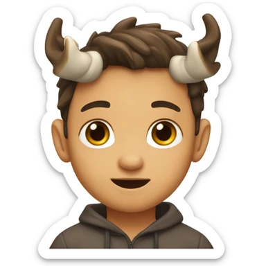 Venado niño sticker