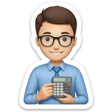 imagenes de una contador en caricatura y que mencione conta 365 sticker