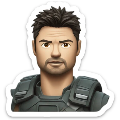 Karl Urban  sticker