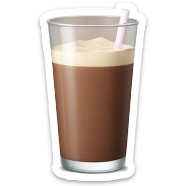 Chocolate milk sticker