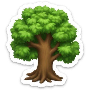 Hot tree sticker
