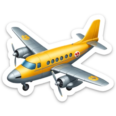 avion antiguo   sticker