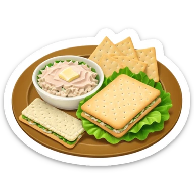Tuna plate sticker