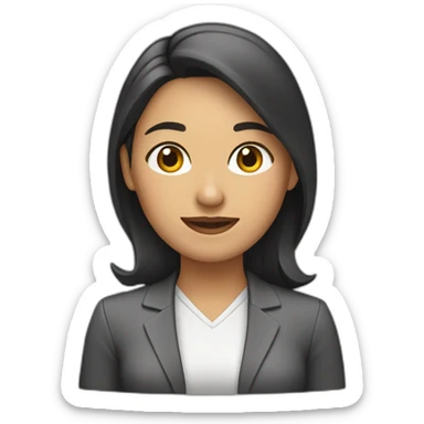 mujer trabajadora sticker