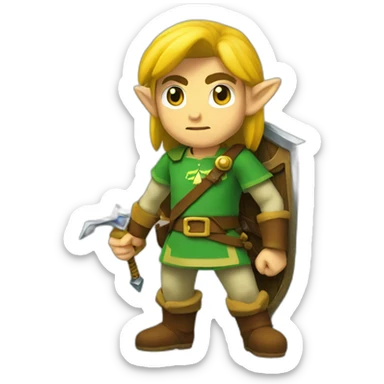 The legend of zelda sticker