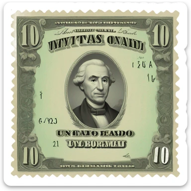 Dinero con lazo sticker