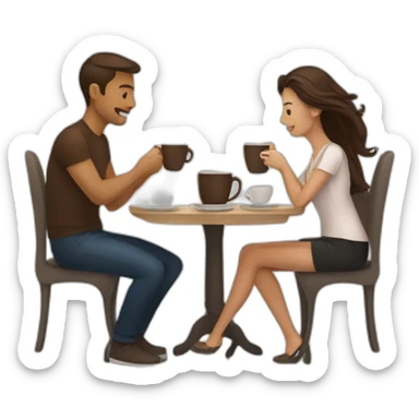 coffee date sticker