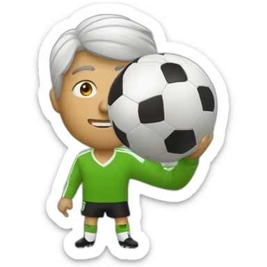 soccer fan sticker