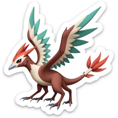 Trico-Meloetta-Latias-Nargacuga-Noivern-hybrid-fusion-creature, full body sticker