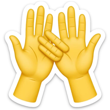 “2D yellow pinky-promise emoji, bold outline, transparent 1024×1024.”
 sticker