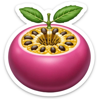 pink passion fruit sticker
