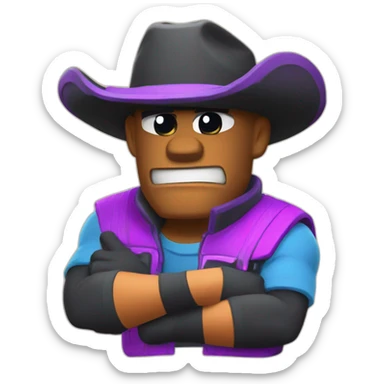 Colt from brawl stars  sticker