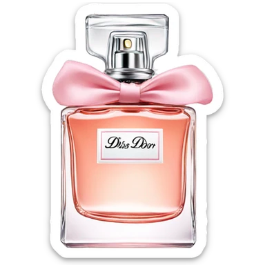 Miss dior perfume sticker