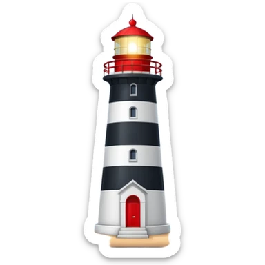 Kerala lighthouse sticker