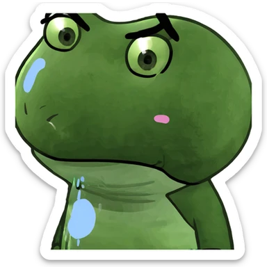 Hello kitty crying sticker