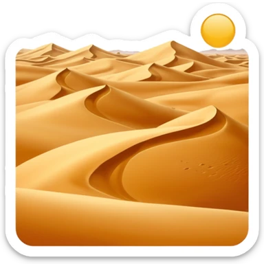 The Sahara Desert sticker