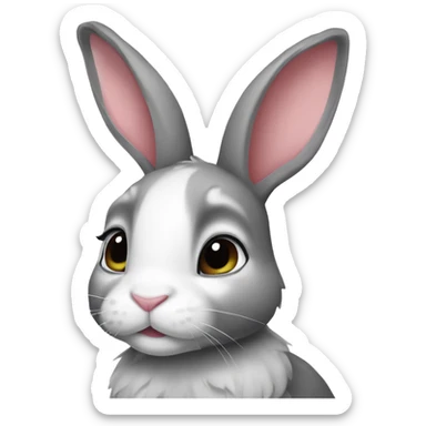 🐰🖤🎀 sticker