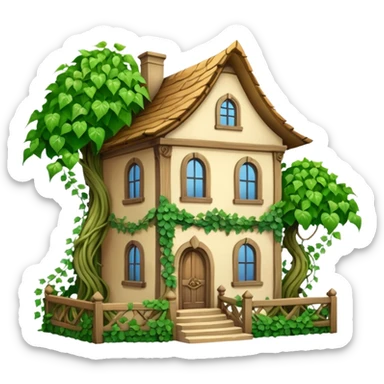 the old house from cinderella sticker