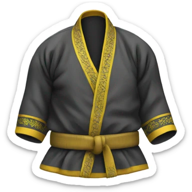 Martial arts uniform  sticker