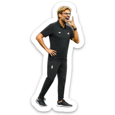 jurgen Klopp is doing "Italian chef's kiss" gesture sticker