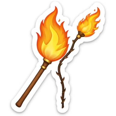 Torch (Fire Staff) sticker