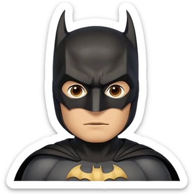 Un hombre vestido de batman sticker