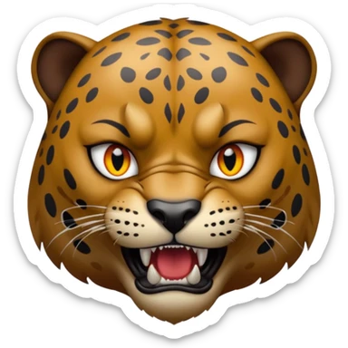 jaguar human sticker