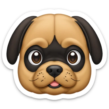 Make a puggle sticker