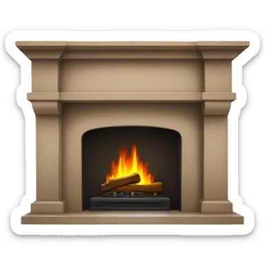 fireplace mantle sticker