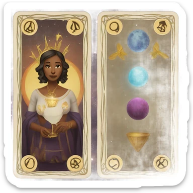 Tarot cards sticker