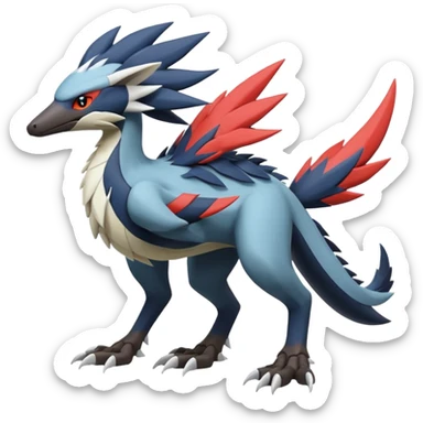 exotic Fakémon-Pokémon-Nargacuga-Silvally-Vernid-creature sticker