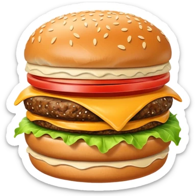 burger leftover sticker