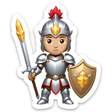 Cookie run Knight sticker