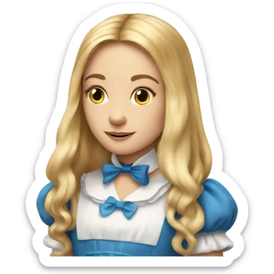 Alice in wonderland  sticker