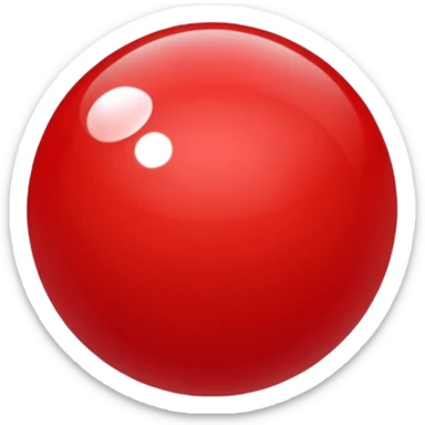 red ballin gem sticker