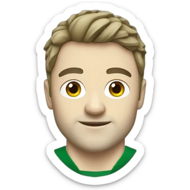 Irish rugby player sticker