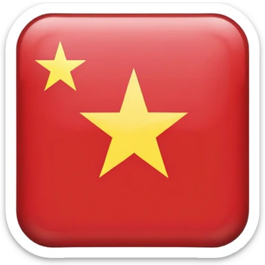 vietnam flag emoji (single star) sticker
