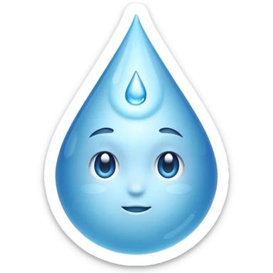 Bouteille d’eau sticker